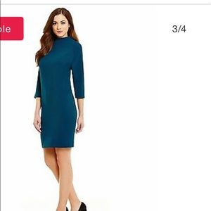 Antonio Melani | mock neck woven dress